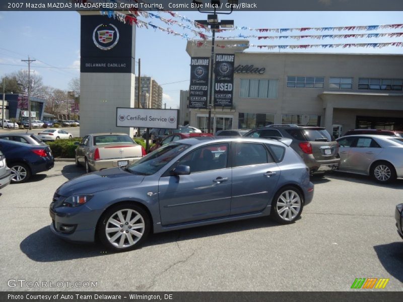 Cosmic Blue Mica / Gray/Black 2007 Mazda MAZDA3 MAZDASPEED3 Grand Touring