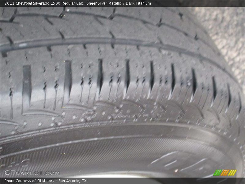 Sheer Silver Metallic / Dark Titanium 2011 Chevrolet Silverado 1500 Regular Cab