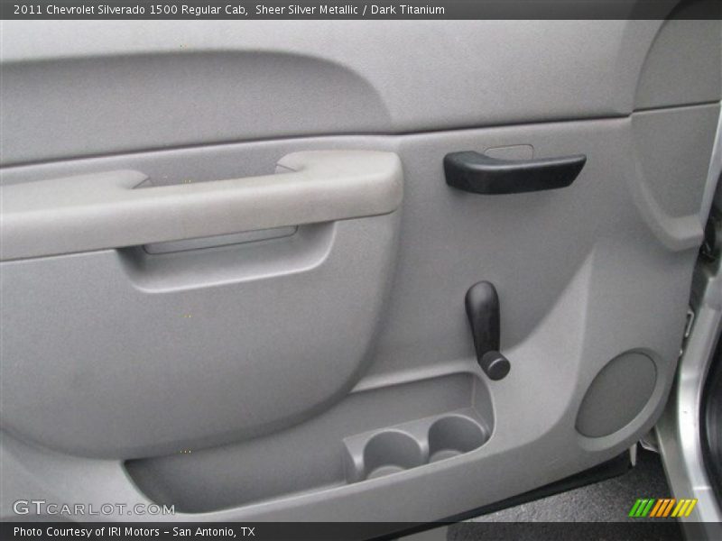 Sheer Silver Metallic / Dark Titanium 2011 Chevrolet Silverado 1500 Regular Cab
