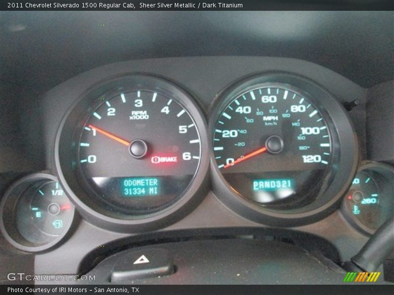 Sheer Silver Metallic / Dark Titanium 2011 Chevrolet Silverado 1500 Regular Cab