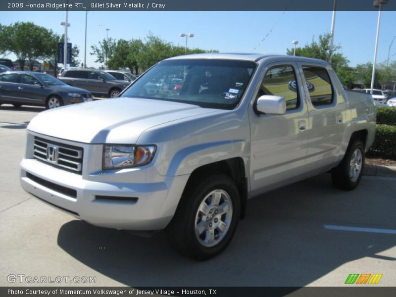 Billet Silver Metallic / Gray 2008 Honda Ridgeline RTL