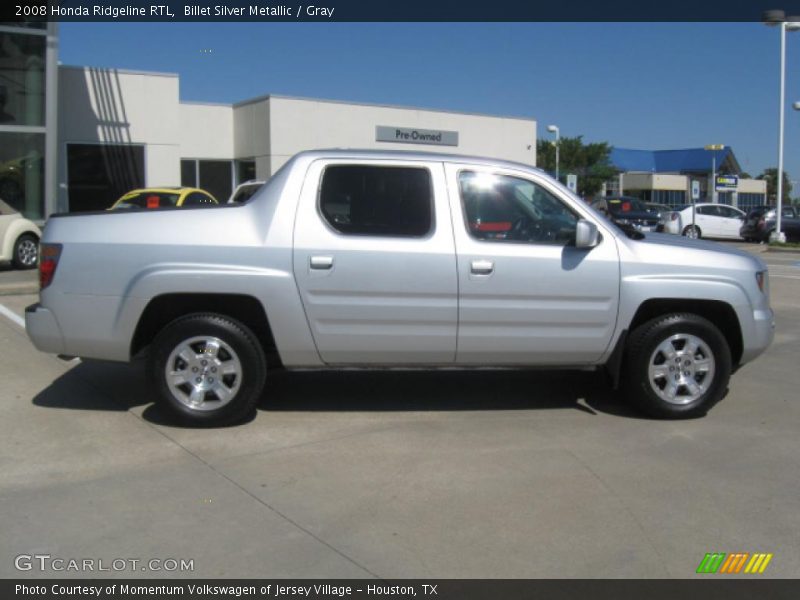Billet Silver Metallic / Gray 2008 Honda Ridgeline RTL
