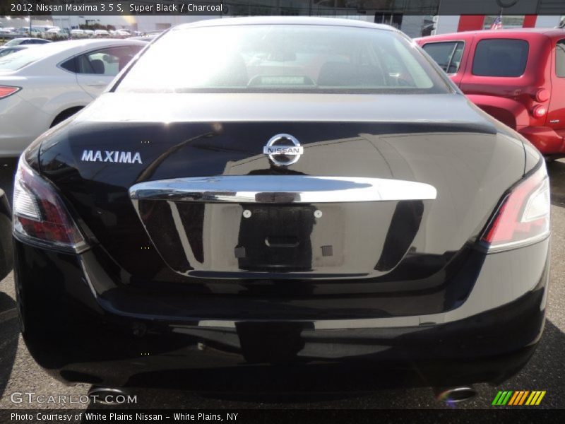 Super Black / Charcoal 2012 Nissan Maxima 3.5 S