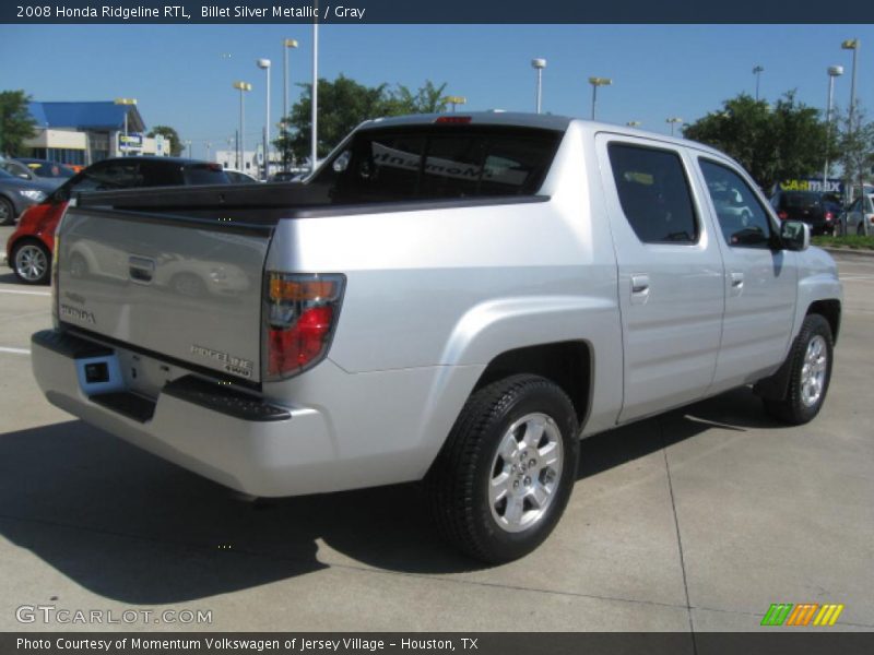 Billet Silver Metallic / Gray 2008 Honda Ridgeline RTL