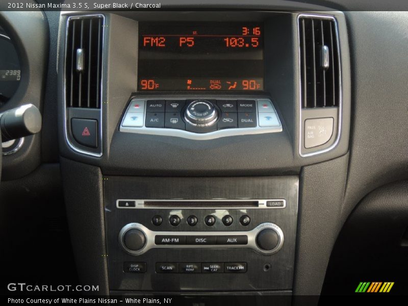Super Black / Charcoal 2012 Nissan Maxima 3.5 S