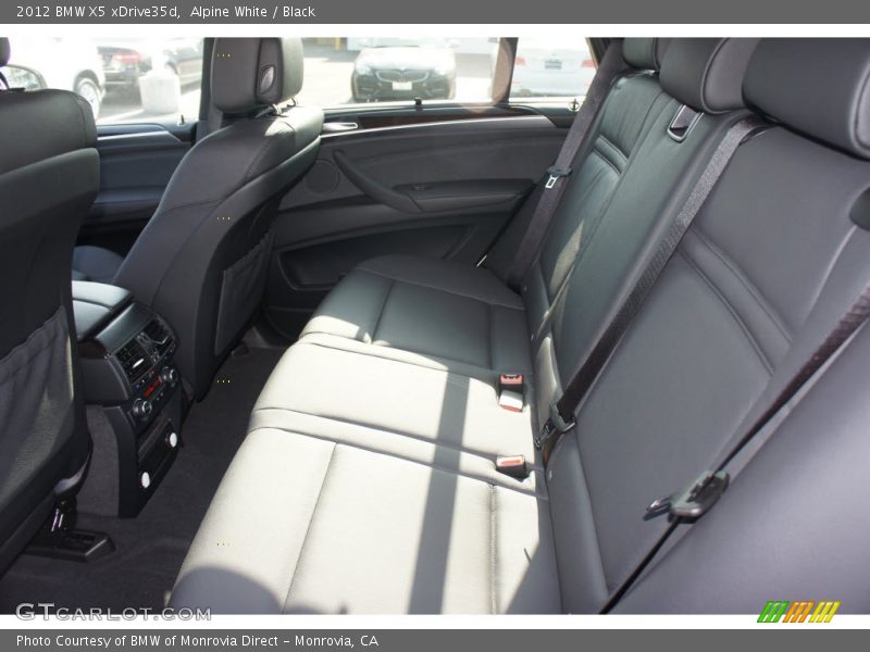 Alpine White / Black 2012 BMW X5 xDrive35d