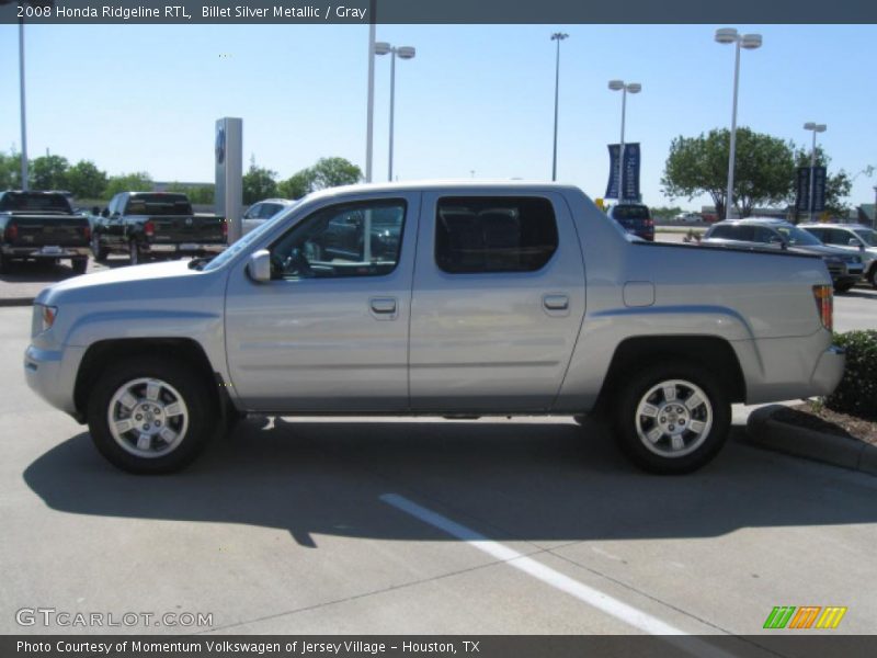 Billet Silver Metallic / Gray 2008 Honda Ridgeline RTL