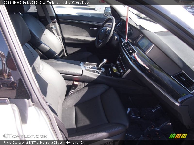 Alpine White / Black 2012 BMW 5 Series 535i Gran Turismo