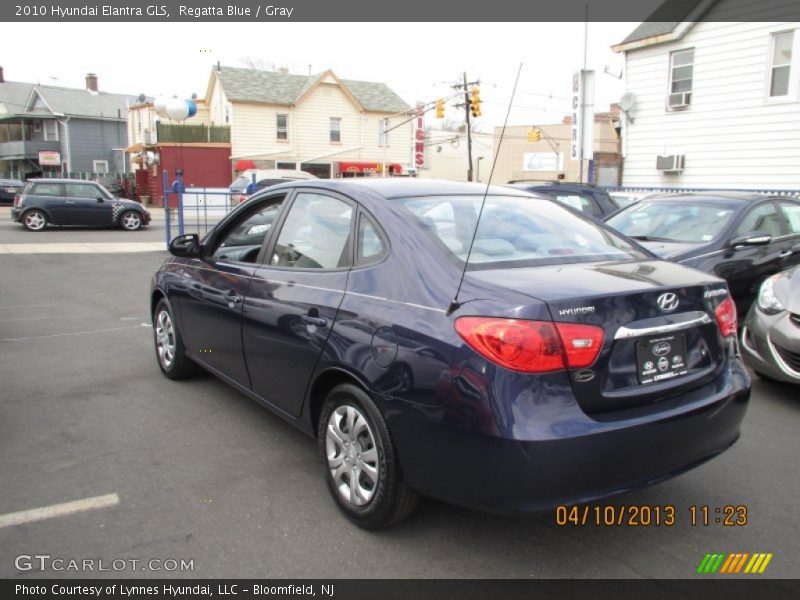 Regatta Blue / Gray 2010 Hyundai Elantra GLS