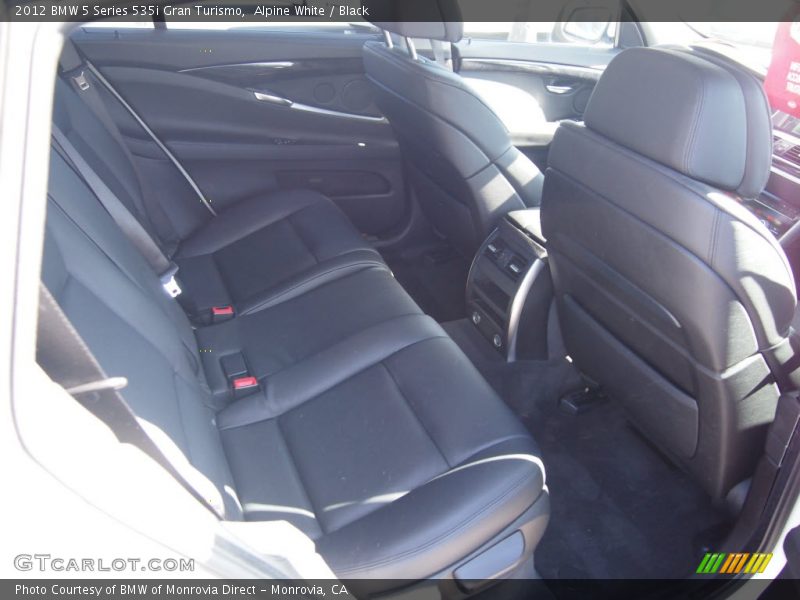 Alpine White / Black 2012 BMW 5 Series 535i Gran Turismo