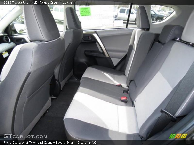 Rear Seat of 2013 RAV4 XLE