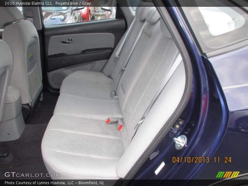 Regatta Blue / Gray 2010 Hyundai Elantra GLS