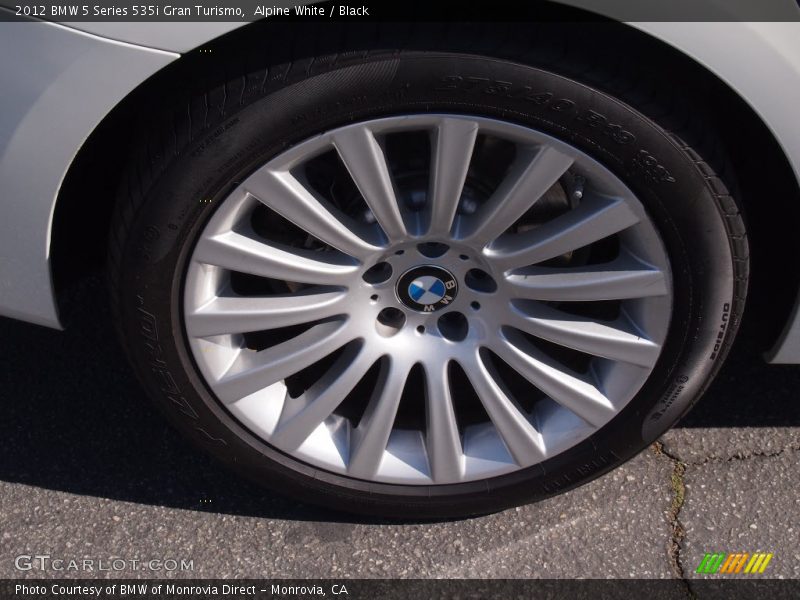 Alpine White / Black 2012 BMW 5 Series 535i Gran Turismo