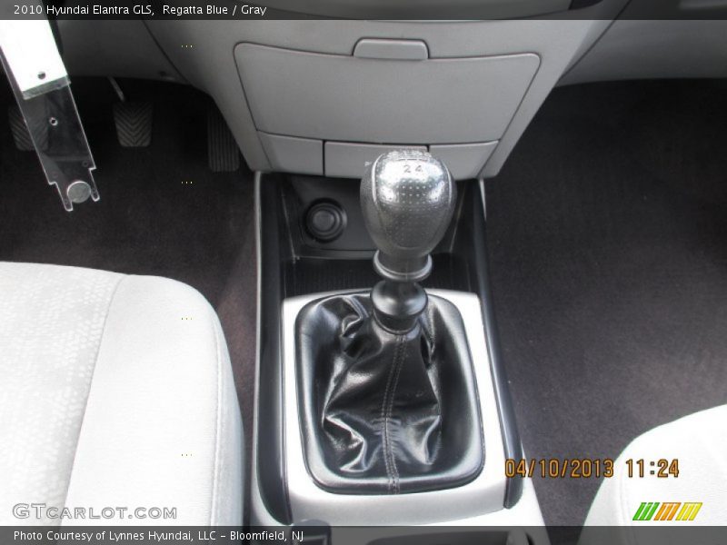 Regatta Blue / Gray 2010 Hyundai Elantra GLS
