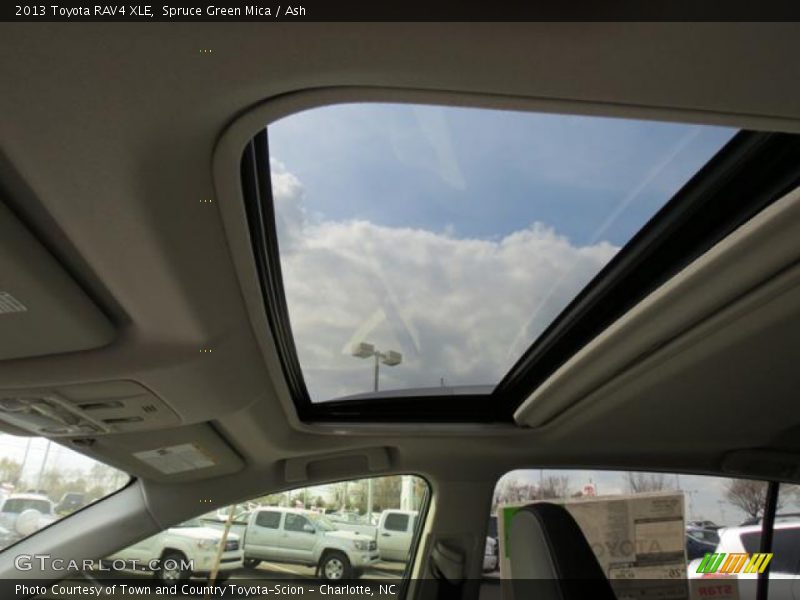 Spruce Green Mica / Ash 2013 Toyota RAV4 XLE