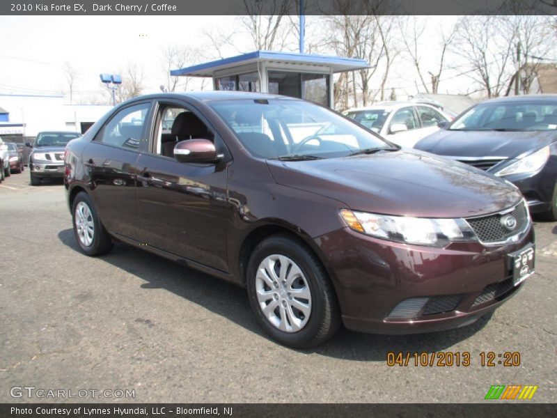 Dark Cherry / Coffee 2010 Kia Forte EX