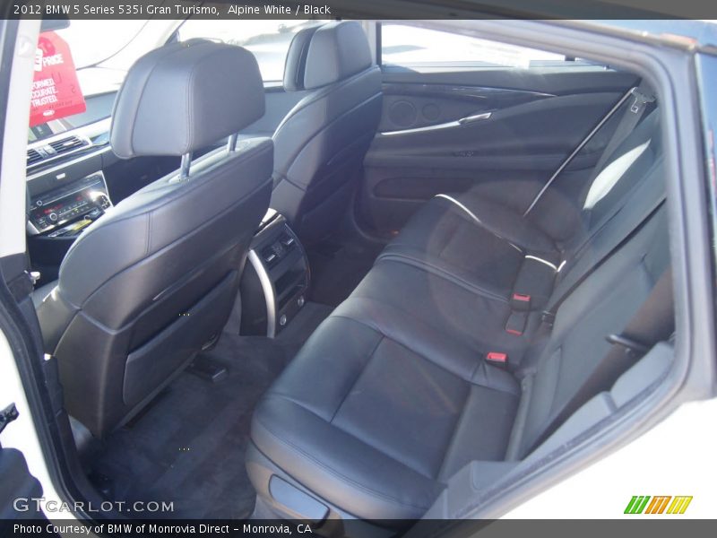 Alpine White / Black 2012 BMW 5 Series 535i Gran Turismo