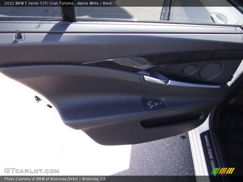 Alpine White / Black 2012 BMW 5 Series 535i Gran Turismo