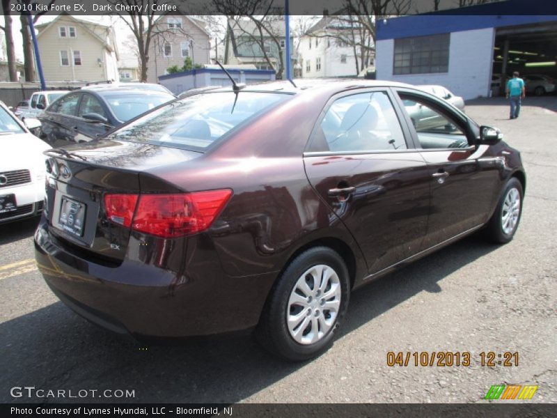 Dark Cherry / Coffee 2010 Kia Forte EX