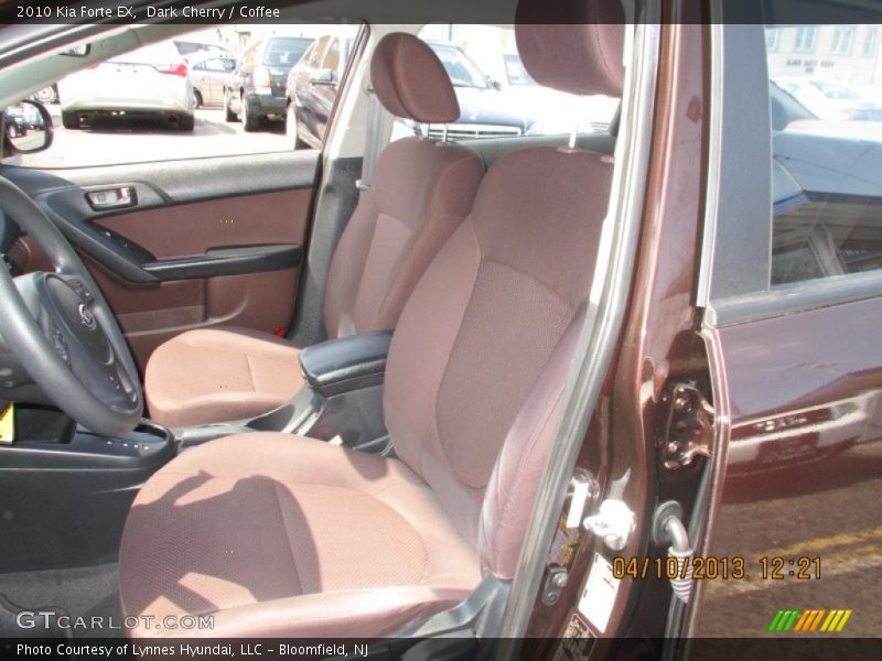 Front Seat of 2010 Forte EX