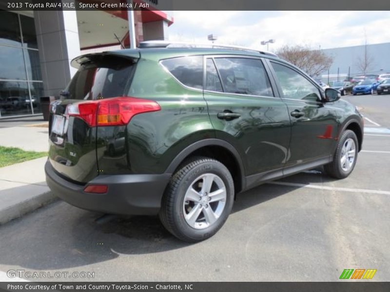 Spruce Green Mica / Ash 2013 Toyota RAV4 XLE