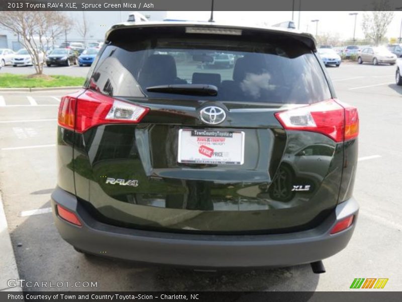 Spruce Green Mica / Ash 2013 Toyota RAV4 XLE