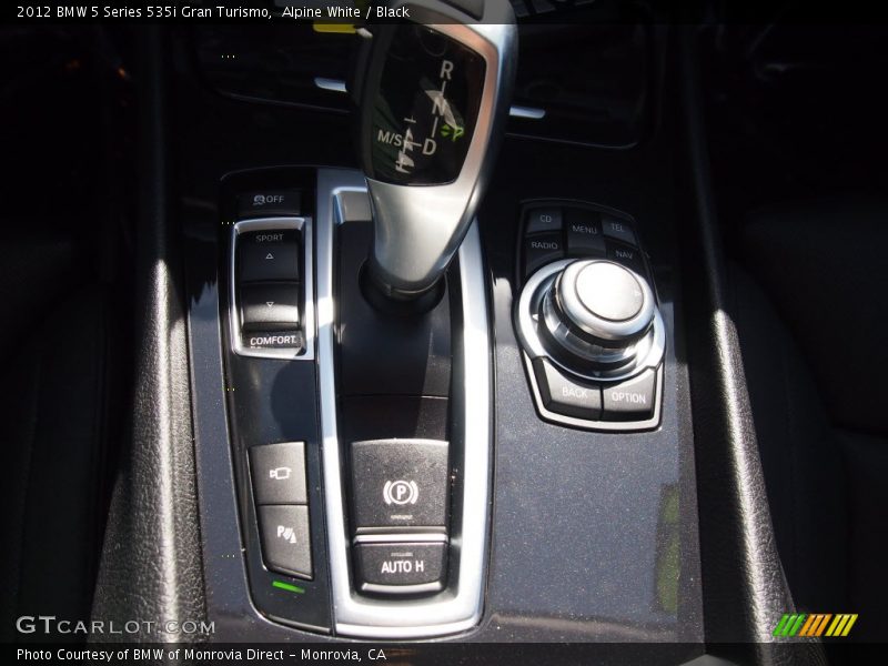 Alpine White / Black 2012 BMW 5 Series 535i Gran Turismo