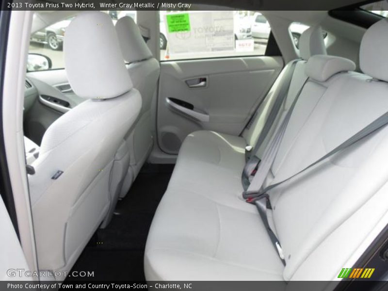 Winter Gray Metallic / Misty Gray 2013 Toyota Prius Two Hybrid