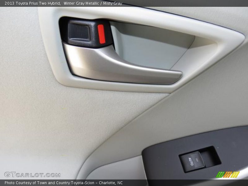 Winter Gray Metallic / Misty Gray 2013 Toyota Prius Two Hybrid