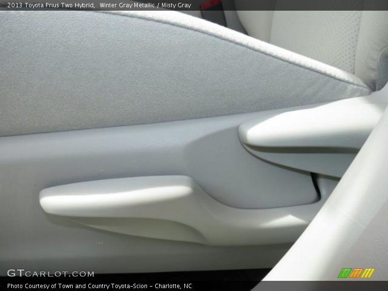 Winter Gray Metallic / Misty Gray 2013 Toyota Prius Two Hybrid