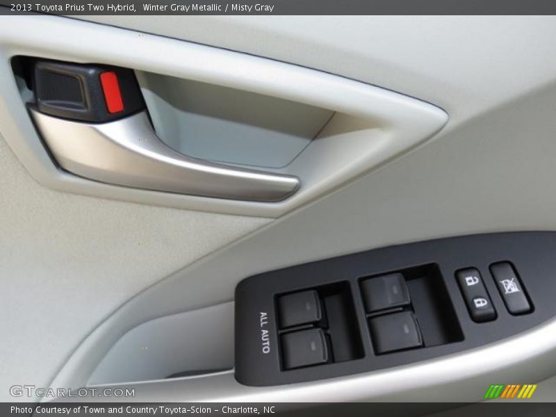 Winter Gray Metallic / Misty Gray 2013 Toyota Prius Two Hybrid