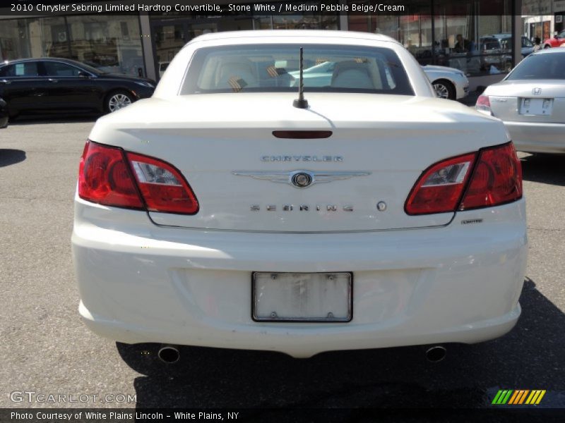 Stone White / Medium Pebble Beige/Cream 2010 Chrysler Sebring Limited Hardtop Convertible