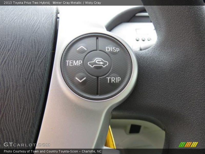 Winter Gray Metallic / Misty Gray 2013 Toyota Prius Two Hybrid