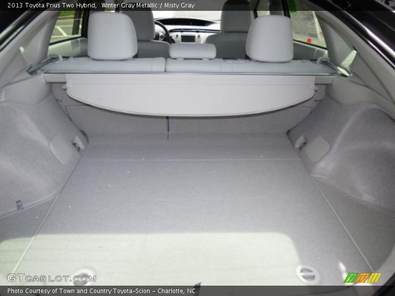 Winter Gray Metallic / Misty Gray 2013 Toyota Prius Two Hybrid