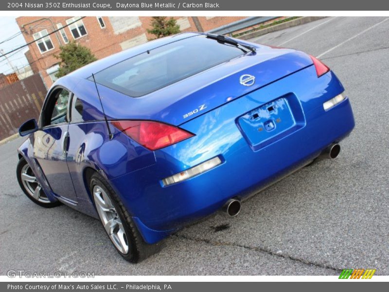 Daytona Blue Metallic / Carbon Black 2004 Nissan 350Z Enthusiast Coupe