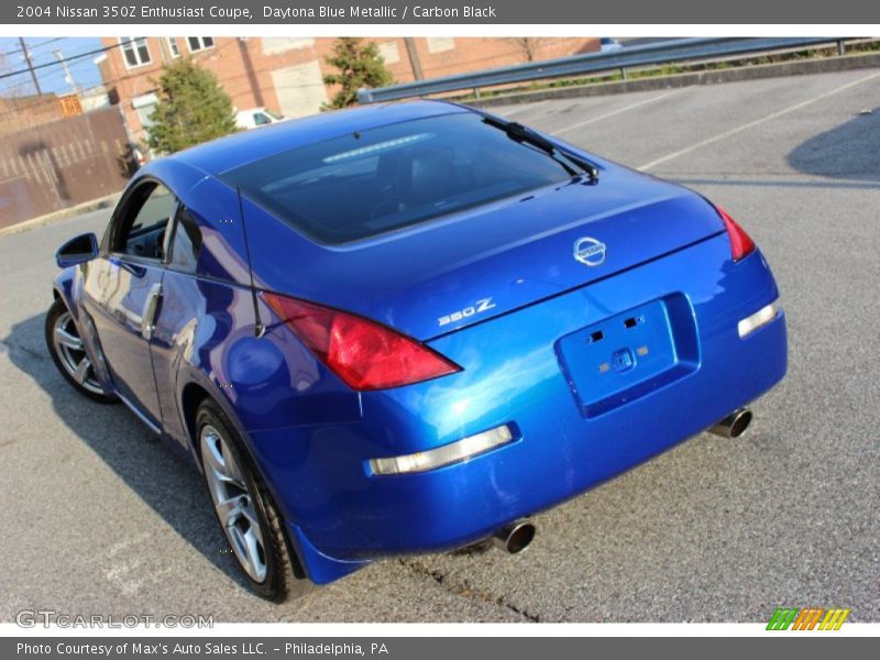 Daytona Blue Metallic / Carbon Black 2004 Nissan 350Z Enthusiast Coupe