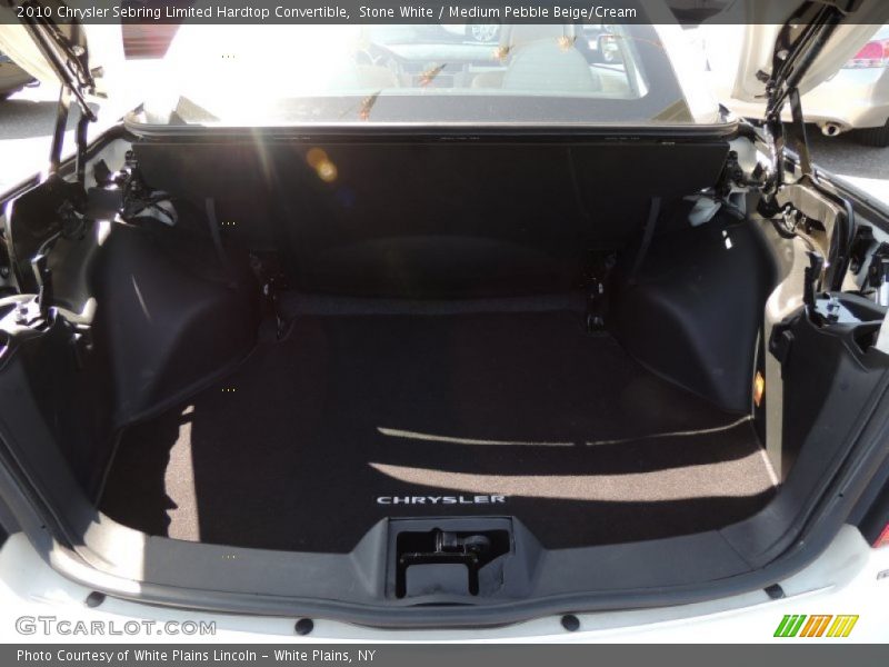 Stone White / Medium Pebble Beige/Cream 2010 Chrysler Sebring Limited Hardtop Convertible