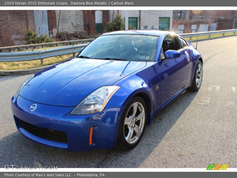 Daytona Blue Metallic / Carbon Black 2004 Nissan 350Z Enthusiast Coupe