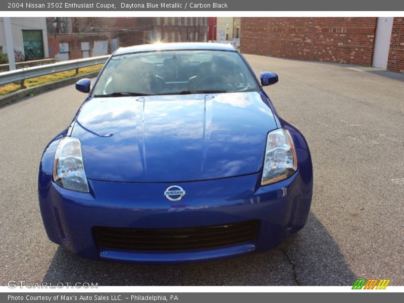 Daytona Blue Metallic / Carbon Black 2004 Nissan 350Z Enthusiast Coupe