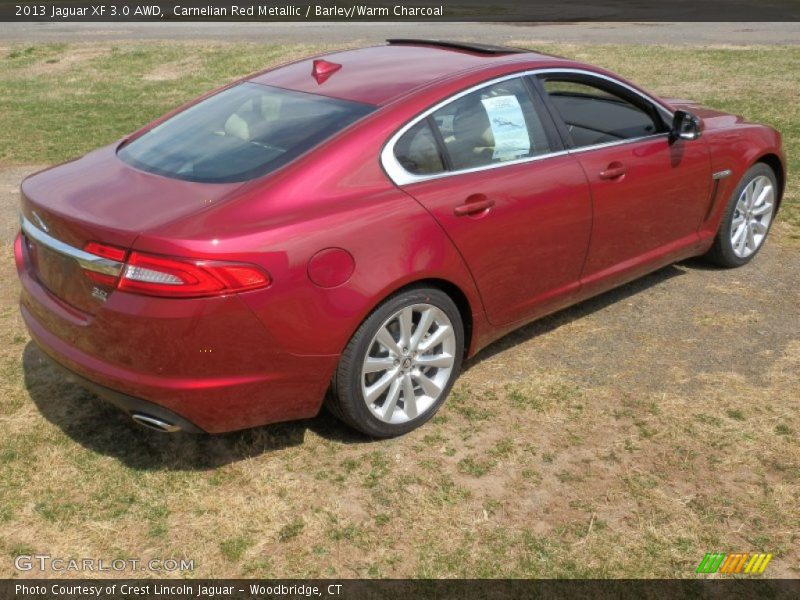  2013 XF 3.0 AWD Carnelian Red Metallic