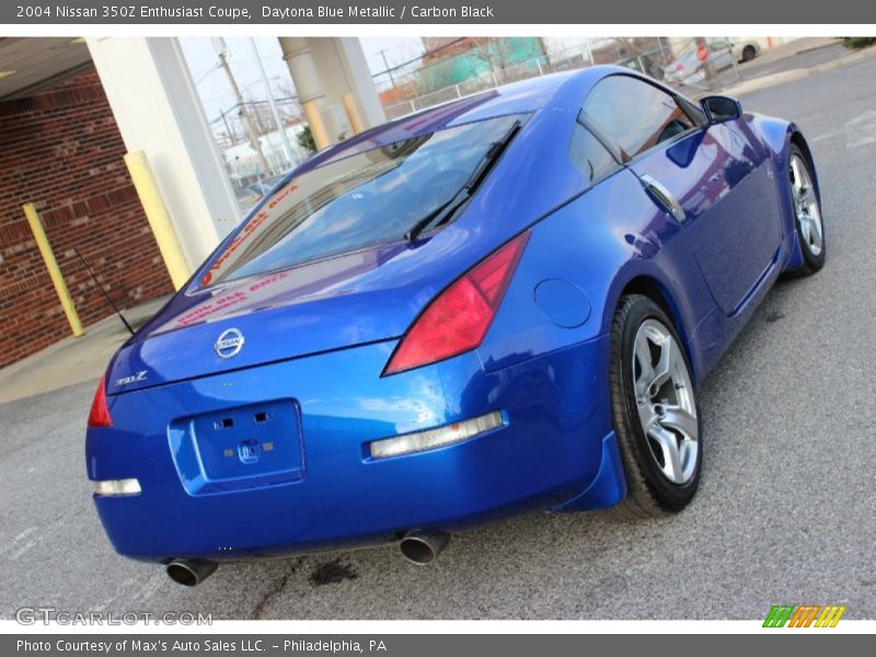 Daytona Blue Metallic / Carbon Black 2004 Nissan 350Z Enthusiast Coupe