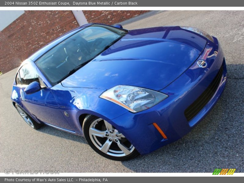 Daytona Blue Metallic / Carbon Black 2004 Nissan 350Z Enthusiast Coupe