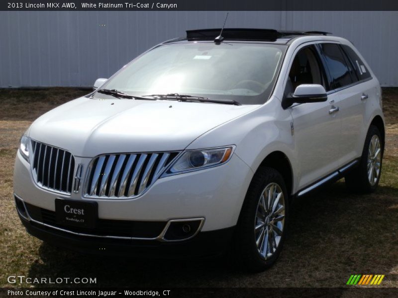 White Platinum Tri-Coat / Canyon 2013 Lincoln MKX AWD