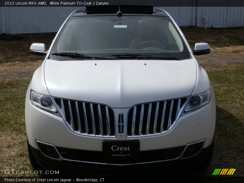 White Platinum Tri-Coat / Canyon 2013 Lincoln MKX AWD