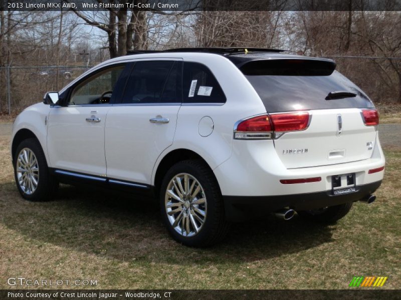 White Platinum Tri-Coat / Canyon 2013 Lincoln MKX AWD