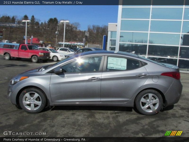 Titanium Gray Metallic / Gray 2013 Hyundai Elantra GLS