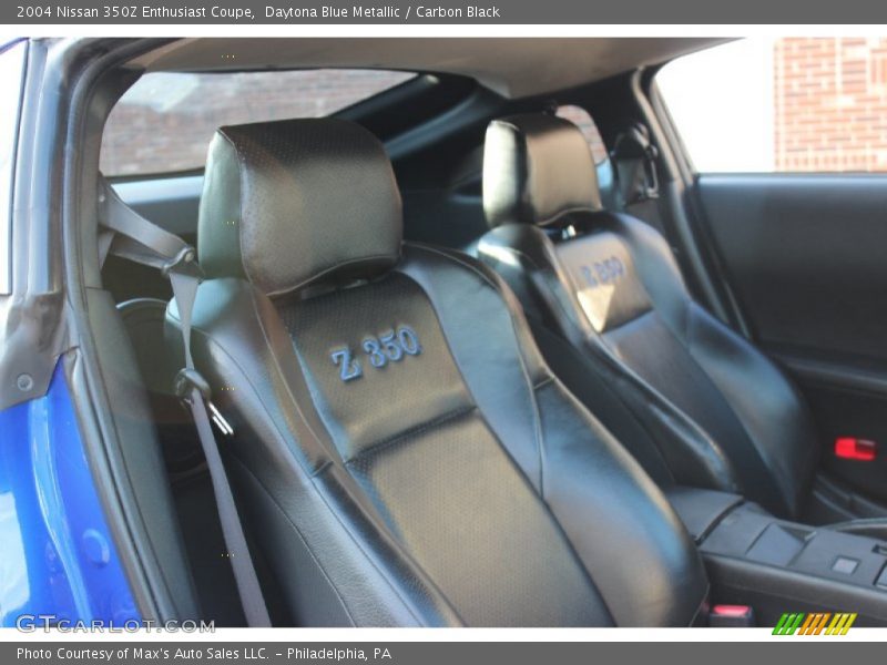 Daytona Blue Metallic / Carbon Black 2004 Nissan 350Z Enthusiast Coupe