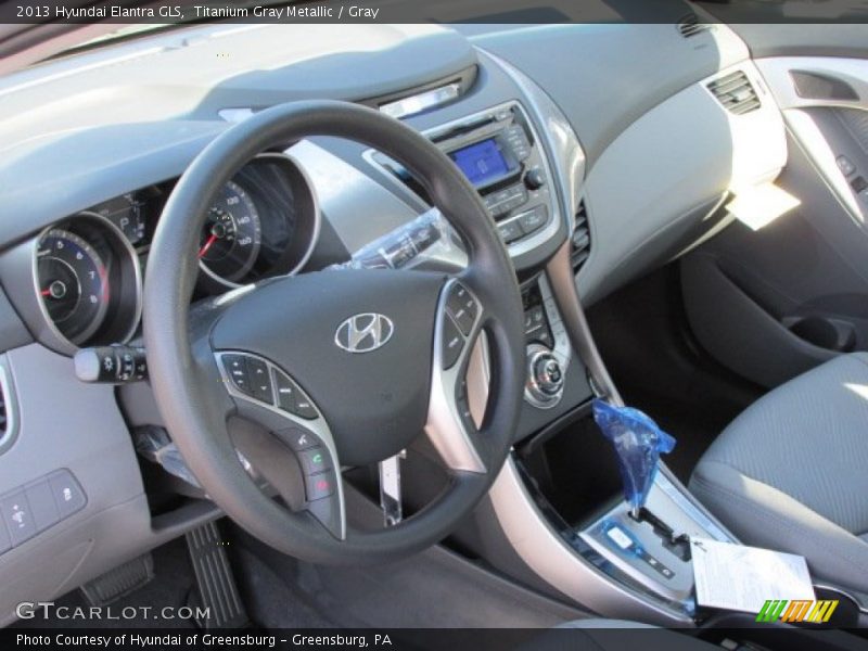 Titanium Gray Metallic / Gray 2013 Hyundai Elantra GLS