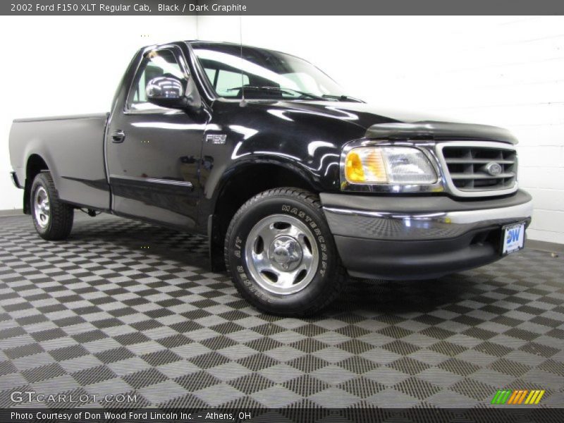 Black / Dark Graphite 2002 Ford F150 XLT Regular Cab