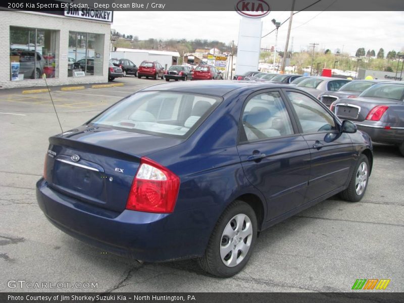 Deep Ocean Blue / Gray 2006 Kia Spectra EX Sedan